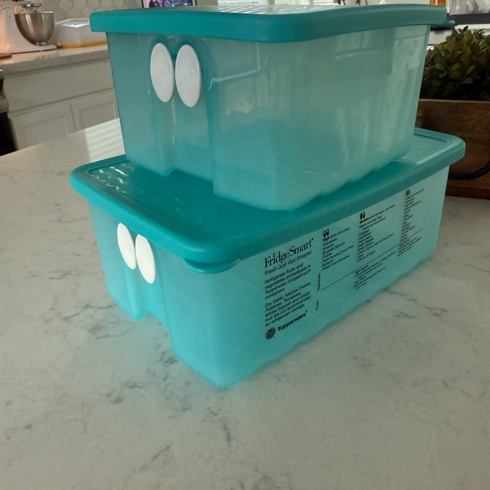 Tupperware Fridge Smart Set-Caribbean Blue